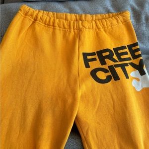 Free City Yellow Sweatpants
